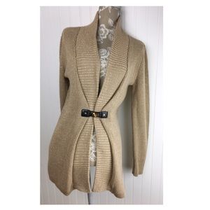 Calvin Klein Sweater Long Sleeve Gold Small